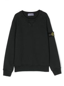 Stone Island Junior sweat en coton à motif Compass - Noir