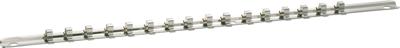 HAZET Klemmenstrook 850HL · 1/4 inch (6,3 mm) vierkant hol · Lengte: 430 mm