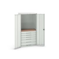 Bott Verso Systeemkast | 1050x550x2000mm | 6 Lades | 1 Perfo Achterwand | RAL 7035 - 16926573.16