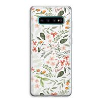 Sweet little flowers: Samsung Galaxy S10 Plus Transparant Hoesje