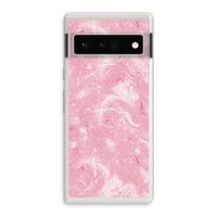 Abstract Painting Pink: Google Pixel 6 Pro Transparant Hoesje