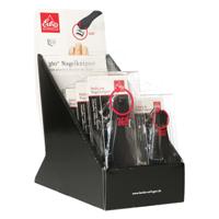 Erbe Solingen 3-delige manicure etui met drukknoop display (erbe2886c)