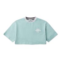 Off The Pitch x Broederliefde Crop T-Shirt Dames Mint - Maat XS - Kleur: Groen | Soccerfanshop