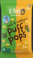 Puff pops peas sweetcorn 10+ maanden bio - thumbnail