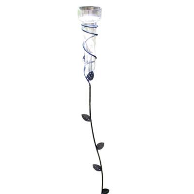 Regenmeter - 40 ml - transparant - metaal/kunststof - 79 cm - tuinaccessoire