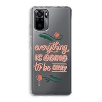 Optimistic flower girl: Xiaomi Redmi Note 10 Pro Transparant Hoesje