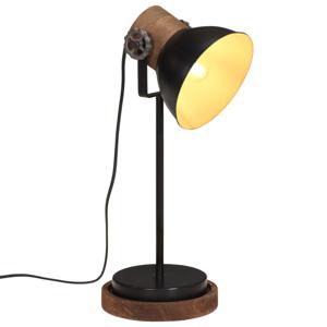 Bureaulamp 25 W E27 17x17x50 cm zwart