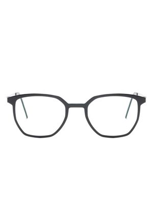 Lindberg lunettes de vue à monture géométrique - Noir
