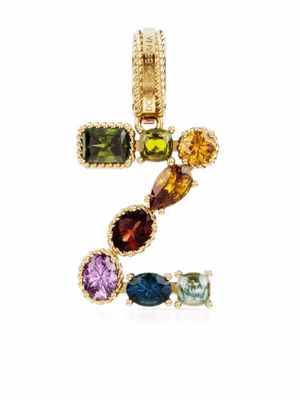 Dolce & Gabbana pendentif Z en or 18ct orné de pierres variées