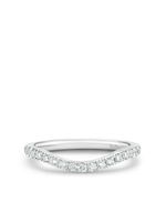 DE BEERS anneau d'éternité DB Classic en platine pavé de diamants - Blanc