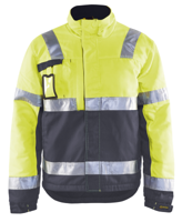 Blåkläder Winterjas High-Vis 48621811 | HIgh Vis Geel/Medium Grijs | Maat M - 7330509673812