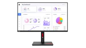 Lenovo ThinkVision T32p-30 LED-monitor Energielabel F (A - G) 80 cm (31.5 inch) 3840 x 2160 Pixel 16:9 4 ms DisplayPort, Audio-Line-out, HDMI, USB-C, USB 3.2