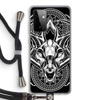 Oh Deer: Samsung Galaxy A72 5G Transparant Hoesje met koord