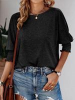 Loose Casual Crew Neck Shirt