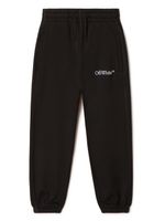 Off-White Kids Bookish logo-print track pants - Noir - thumbnail