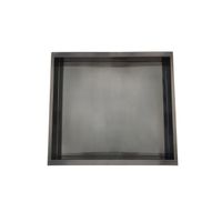 BWS Inbouwnis | 30x30x10cm | RVS Black Chrome