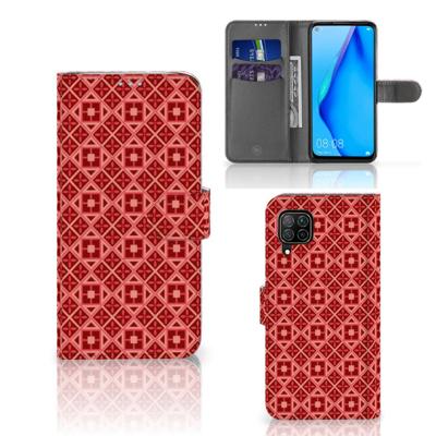 Huawei P40 Lite | Telefoon Hoesje | Batik Rood