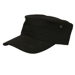 Leger/army pet voor volwassenen - zwart - Militairy look rebel cap