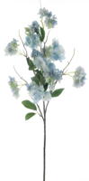 Nova Nature Wild hydrangea spray blue 90cm - thumbnail