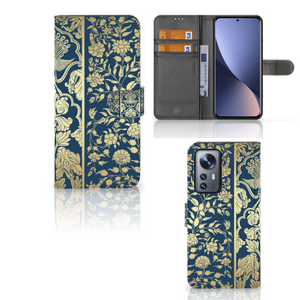 Xiaomi 12 Pro Hoesje Beige Flowers