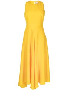 Roksanda robe sans manches à ourlet asymétrique - Jaune