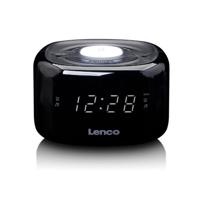 Lenco CR-12BK Wekker radio Zwart