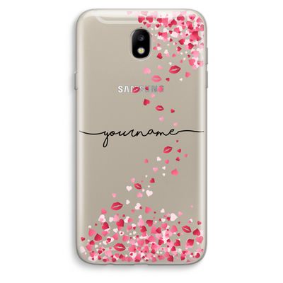 Hartjes en kusjes: Samsung Galaxy J7 (2017) Transparant Hoesje
