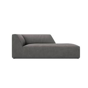 Windsor & Co Sao Chaise Longue Rechts - Ribstof - Donkergrijs