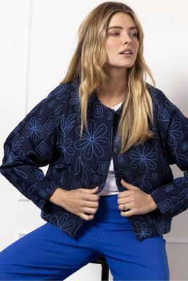 Studio Anneloes Fien Padded Jacket 12379 Jackets 6901 Dark Blue/shirt Blue
