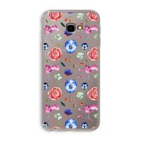 Bloemetjes: Samsung Galaxy J4 Plus Transparant Hoesje