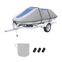 VEVOR jetski-hoes, 320-342 cm trailerbare waterdichte PWC-hoes, heavy duty 600D Marine Grade PU Oxford-stof, UV-bestendige Seadoo-hoes 420x247 cm jetski-hoes