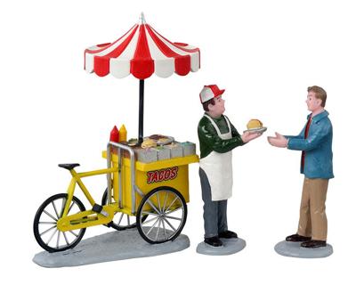 Taco cart, set of 3 - Lemax