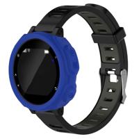 Effen kleur siliconen horloge beschermhoes voor de Garmin F235 / F750(Blue)