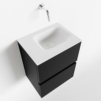 Toiletmeubel Mondiaz Ada | 40 cm | Meubelkleur Urban | Lex wastafel Talc Links | Zonder kraangat