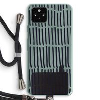 Moroccan stripes: Pixel 5a 5G Transparant Hoesje met koord