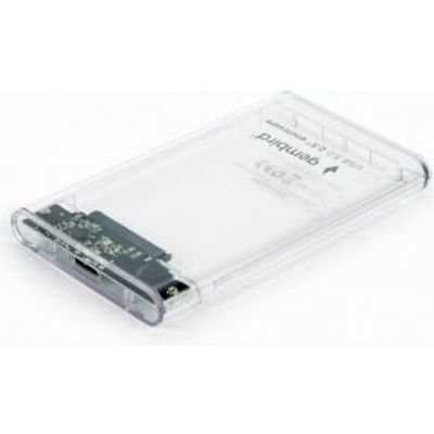 Gembird EE2-U3S9-6 behuizing voor opslagstations 2.5 HDD-behuizing Transparant