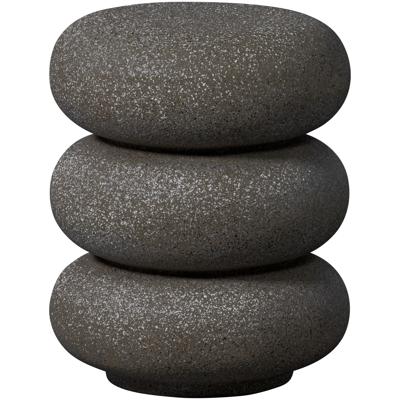 WOOOD Organische Bijzettafel 'Laurel' Magnesiumoxide, kleur Zwart
