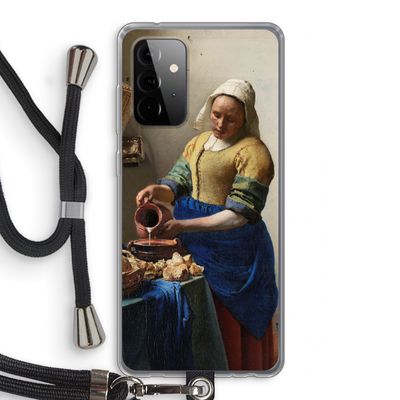 The Milkmaid: Samsung Galaxy A72 5G Transparant Hoesje met koord
