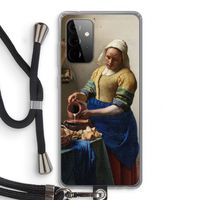 The Milkmaid: Samsung Galaxy A72 5G Transparant Hoesje met koord