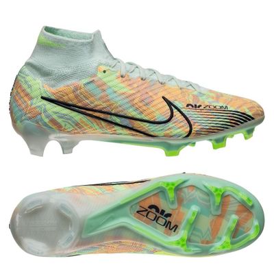 Nike Air Zoom Mercurial Superfly Elite 9 FG Bonded - Groen/Blauw/Oranje Nike Air Zoom Mercurial Superfly Elite 9 FG Bonded - Groen/Blauw/Oranje