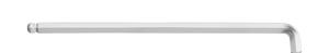 Wiha 369T100 Stiftsleutel zeskantkogelkop met kort been, mat verchroomd 10.0 mm x 231 mm - 35490