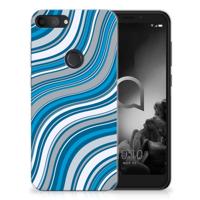 Alcatel 1S (2019) | TPU bumper | Waves Blue