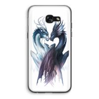 Yin Yang Dragons: Samsung Galaxy A5 (2017) Transparant Hoesje