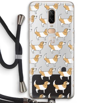 Doggy: OnePlus 6 Transparant Hoesje met koord