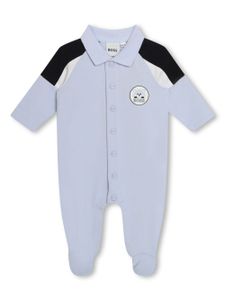 BOSS Kidswear pyjama à logo appliqué - Bleu