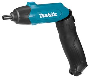 Makita DF001DW 3,6v Schroevendraaier Met ingebouwde 1,5 Ah Li-ion accu, lader, koffer, 81-delige acc. set - DF001DW