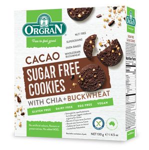 Orgran Sugar Free Cookies Cacao