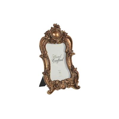 Fotolijsten DKD Home Decor 15 x 2 x 25 cm Gouden Hars
