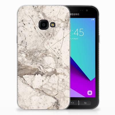 Samsung Galaxy Xcover 4 | Xcover 4s | TPU | Siliconen hoesje | Marmer Beige