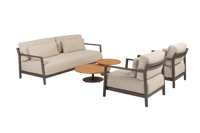 4-Seasons Capresi / Volta Loungeset 5-delig - terre 4-Seasons Capresi / Volta Loungeset 5-delig - terre